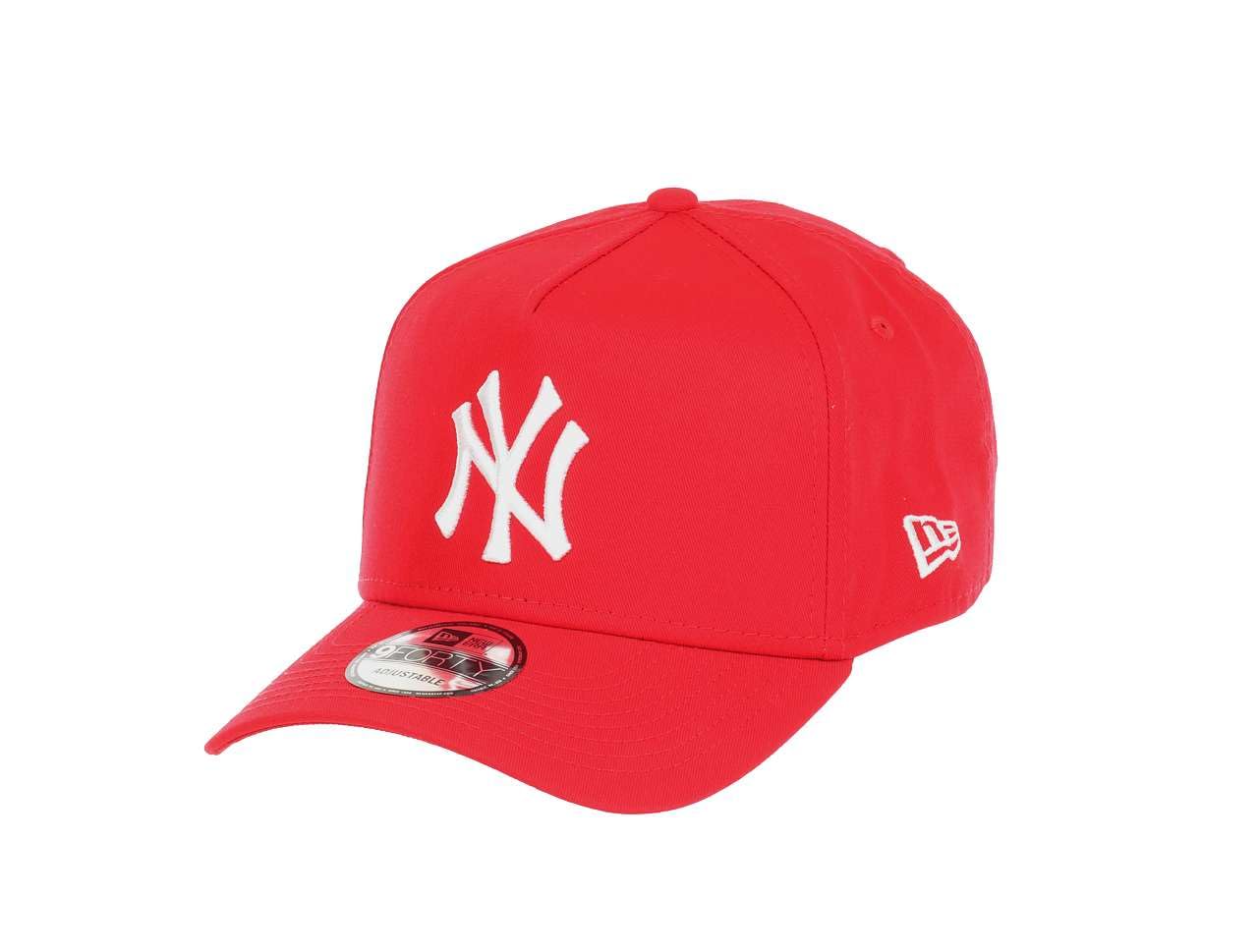 New Era New York Yankees MLB Essential Scarlet 9Forty A-Frame Snapback Cap — image 1