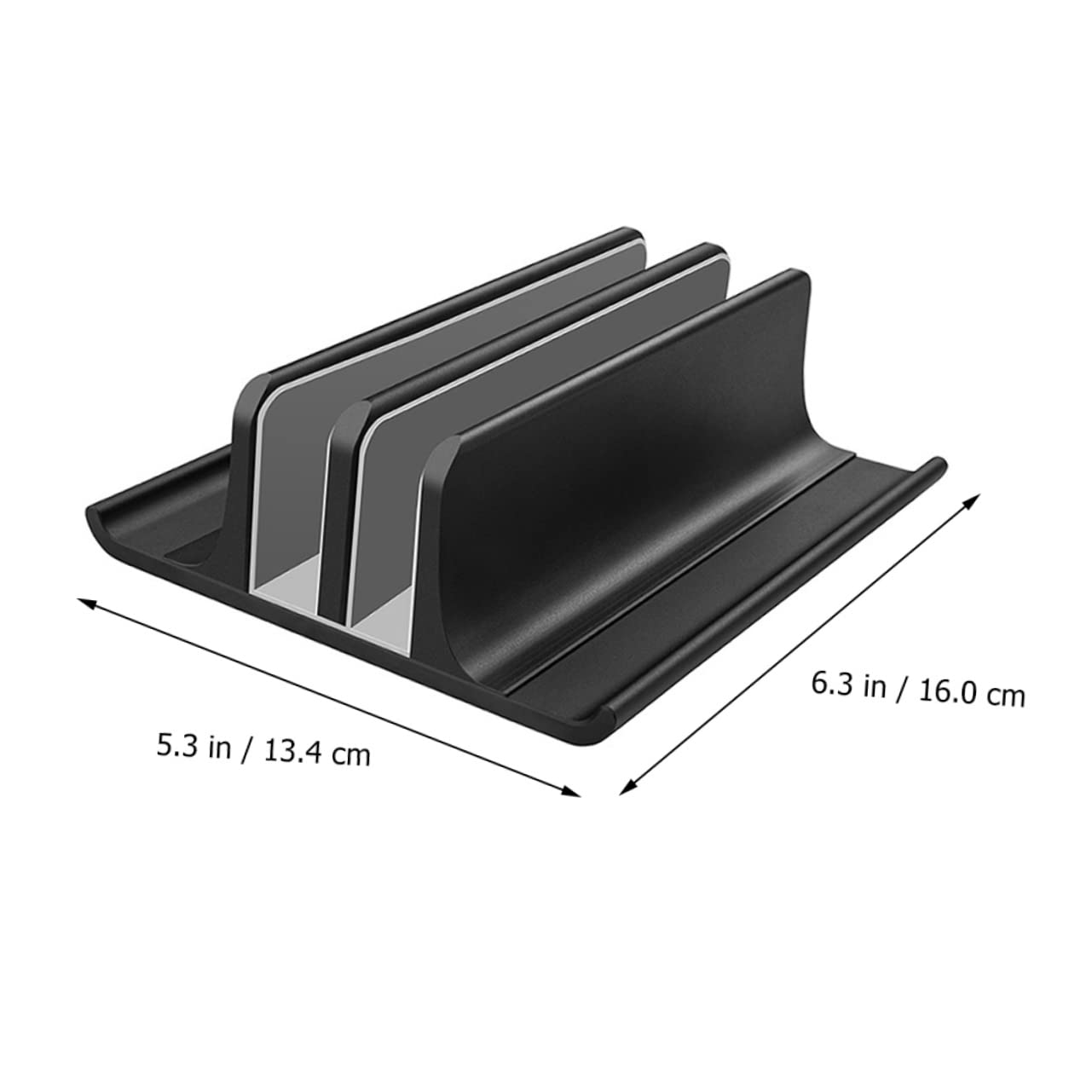 HEMOTON Supporto Verticale Per Laptop Lega Di Alluminio Stand Di Raffreddamento Per Computer Portatile Design Leggero e Facile Da Installare Ottimo Per Ufficio e Casa