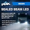 PEAK H6054 Sealed Beam 6000K LED Headlight