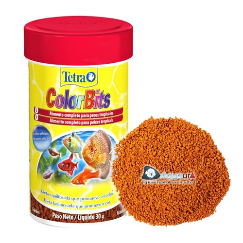 Tetra Colorbits Granules 30g Tetra Para Todos Os Tipos de Peixe Todas As Fases,
