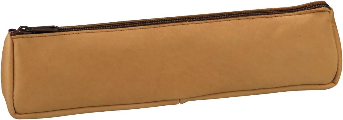 Hamelin Leather Pencil Case cuir naturel beige Forme trapèze