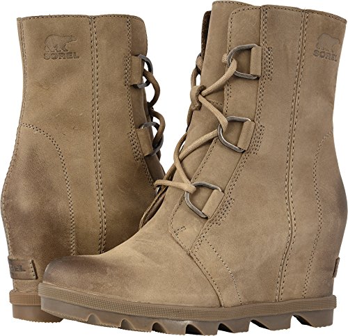 Sorel Women's Joan of Arctic Wedge II Boot - Light Rain - Waterproof - Ash Brown - Size 10
