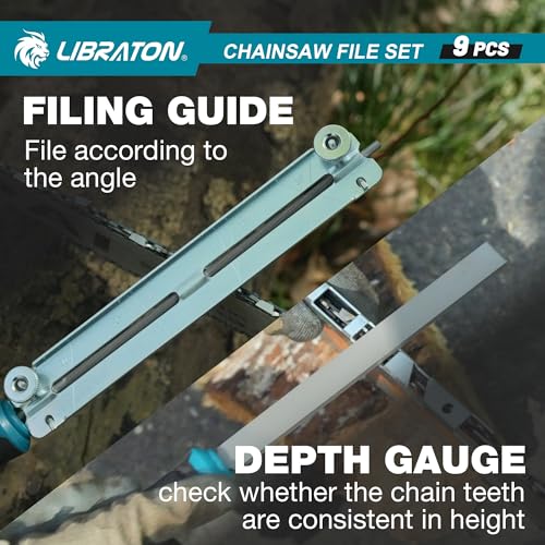 LIBRATON Chainsaw File Complete Set