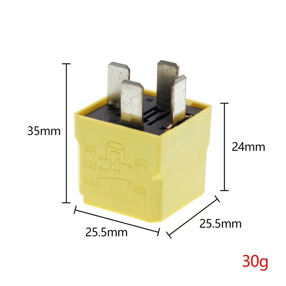 autopartes Tres Relés Automotrices 4RD 007 794 De 12 V CC Adecuados Para Benz Ventilador De Aire Acondicionado Y Bomba De Combustible.(20 pcs 4PIN 12V)