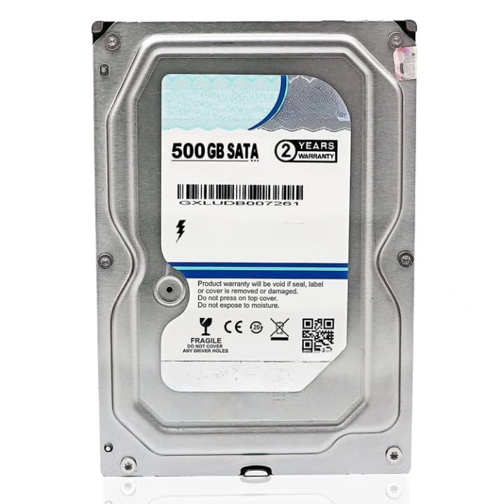 Hard Drive for Desktop–8.89 cm(3.5 Inch), 6 Gb/s 5400 RPM High Speed Data Transfer, Heavy Duty Hard Disk with 2 Years Warranty (500, GB) Hard Drive for Desktop–8.89 cm(3.5 Inch), 6 Gb/s 5400 RPM High Speed Data Transfer, Heavy Duty Hard Disk with 2 Years Warranty (500, GB)