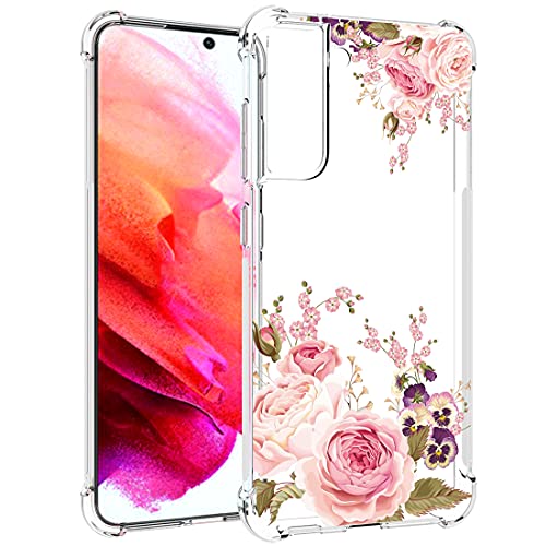 Coque Galaxy S21 FE silicone rose transparent antichoc - 3