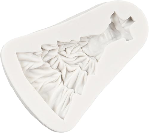 Miniatura 7 de Moldes de silicona para vestido de novia para decoración de tartas de boda, decoración de cupcakes, decoración de cupcakes de chocolate, pasta de