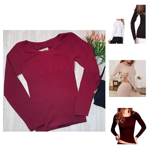 Blusa Térmica Feminina Segunda Pele Inverno - 2 unidades: Preto + Cor Sortida