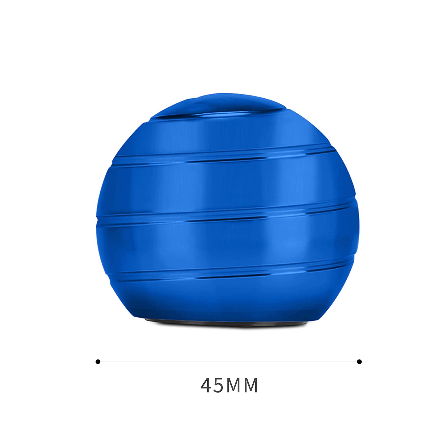 Giroscopio Cinetico a Sfera da Spinner in Metallo per Ufficio Giocattolo con Illusione Ottica per Allevia Lo Stress ispira la creatività interiore(Blu)