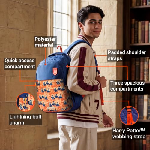 Image of Nasher Miles x Harry Potter Backpack | Polyester Laptop Backpack 35L | Ideal for School, College, Office & Travel | Men, Women, Boys, Girls