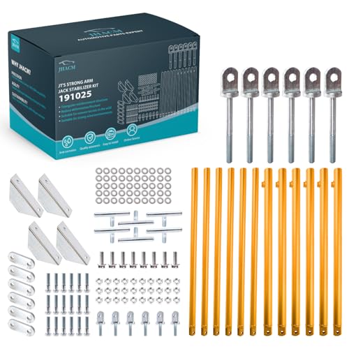 Image of 191025 5th Wheel Stabilizer Kit - Easy Bolt-On Install, Fits All Models, Telescoping Design, Stops Shaking, JT's Strong Arm 5th Wheel Jack stabilizer