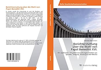 Paperback Berichterstattung über die Wahl von Papst Benedikt XVI. [German] Book