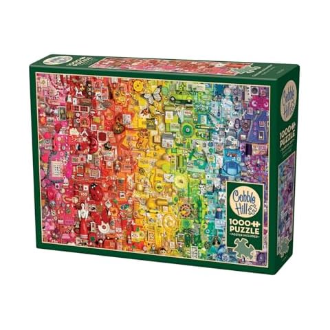 Cobble Hill 1000 Piece Colourful Rainbow Puzzle Cover
