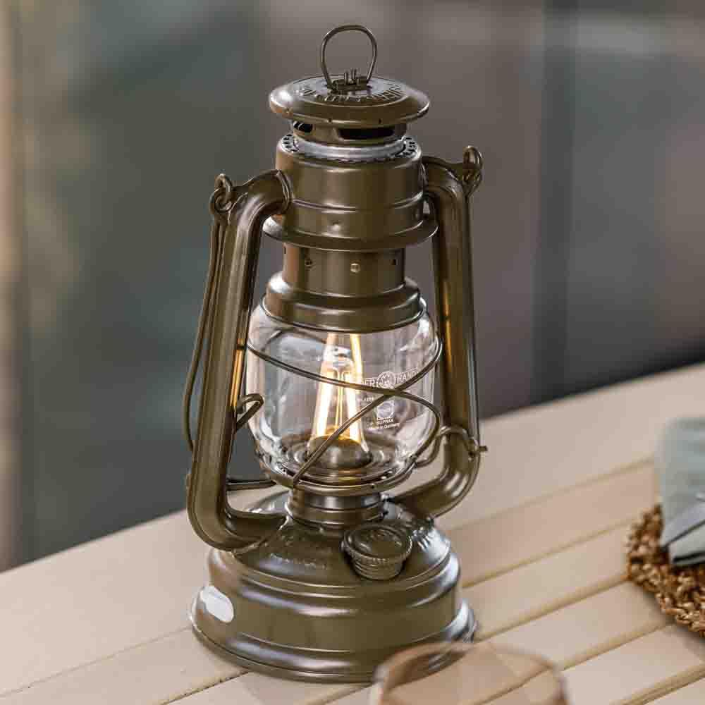 LED Stormlamp 276 - Olijf Groen