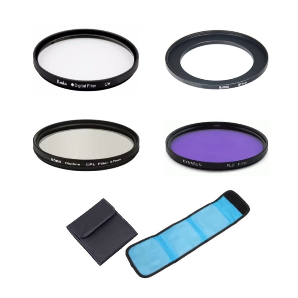 52mm Lens Adapter & Filter Kit For Canon PowerShot SX420, SX410, SX510, SX500 IS