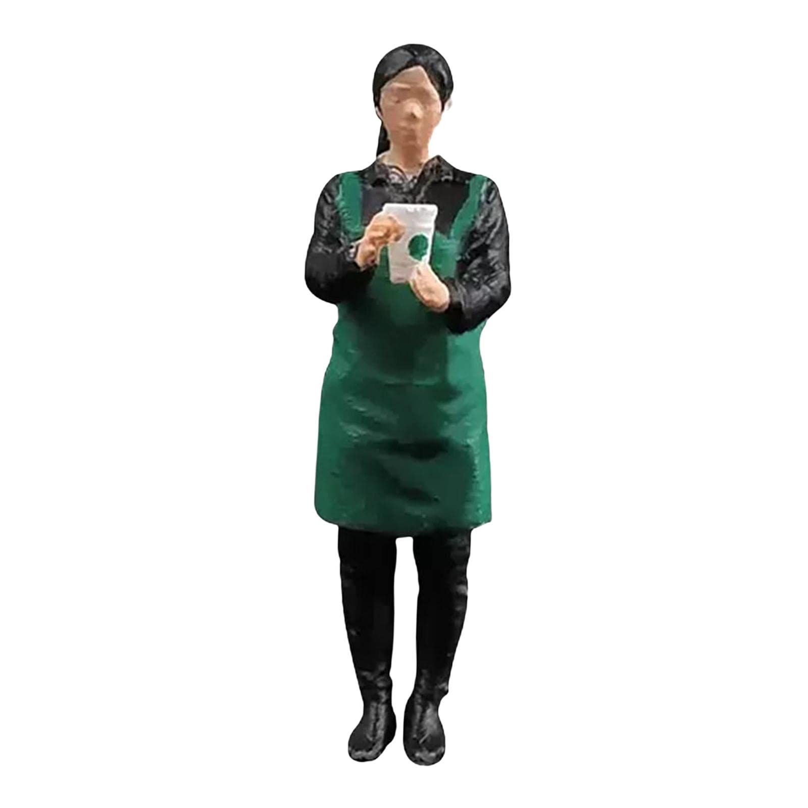 Amazon | Bhuun 手描き 1/64 コーヒー店員 フィギュア ジオラマ S