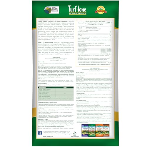 Espoma Fertilizante Orgánico para Césped 28 lbs miniatura 3