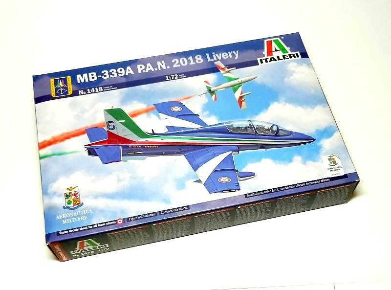Avion Italeri 1418 MB-339A P.A.N. livrée 2018 miniature haute précision