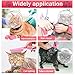 Cat Muzzle for Grooming Kitty Adjustable Hood with Paw Covers Nail Clipper Trimmer Brush Tick Remover Tool Kitten Breathable Anti Bite Muzzles Silicone Anti Scratch Boots for Cats Bathing Shaving