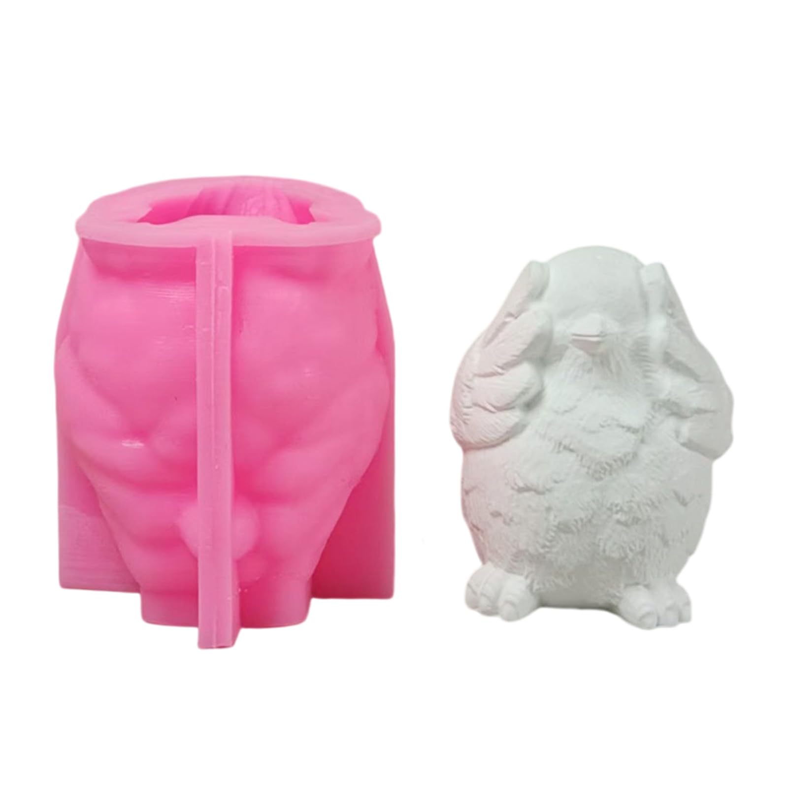 Buxuaaaa Silicone 3D Bird Molds Epoxy Resin Molds Ornament Plasters Castings Soap Animal