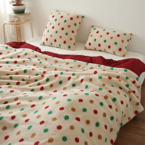 Couverture canapé polaire multicolore pour cocooning et soirées d'hiver - 2