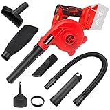 Cordless Leaf Blower for Milwaukee M18 Battery,2-in-1 Handle Electric Blower + Vacuum Cleaner, 6 Variable Speed Up to 180MPH,Electric Jobsite Air Blower with Brushless Motor (Only Tools)
