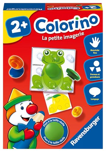 Ravensburger - Jeu Educatif - Colorino La Petite Imagerie - Jeu d'apprentissage des Couleurs et Manipulation - Motricité et créativité - A partir de 2 Ans - 20797 -...