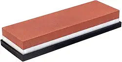 Brinox - Pedra de Afiar Facas Dupla Face Suprema Pedra para Amolar Profissional