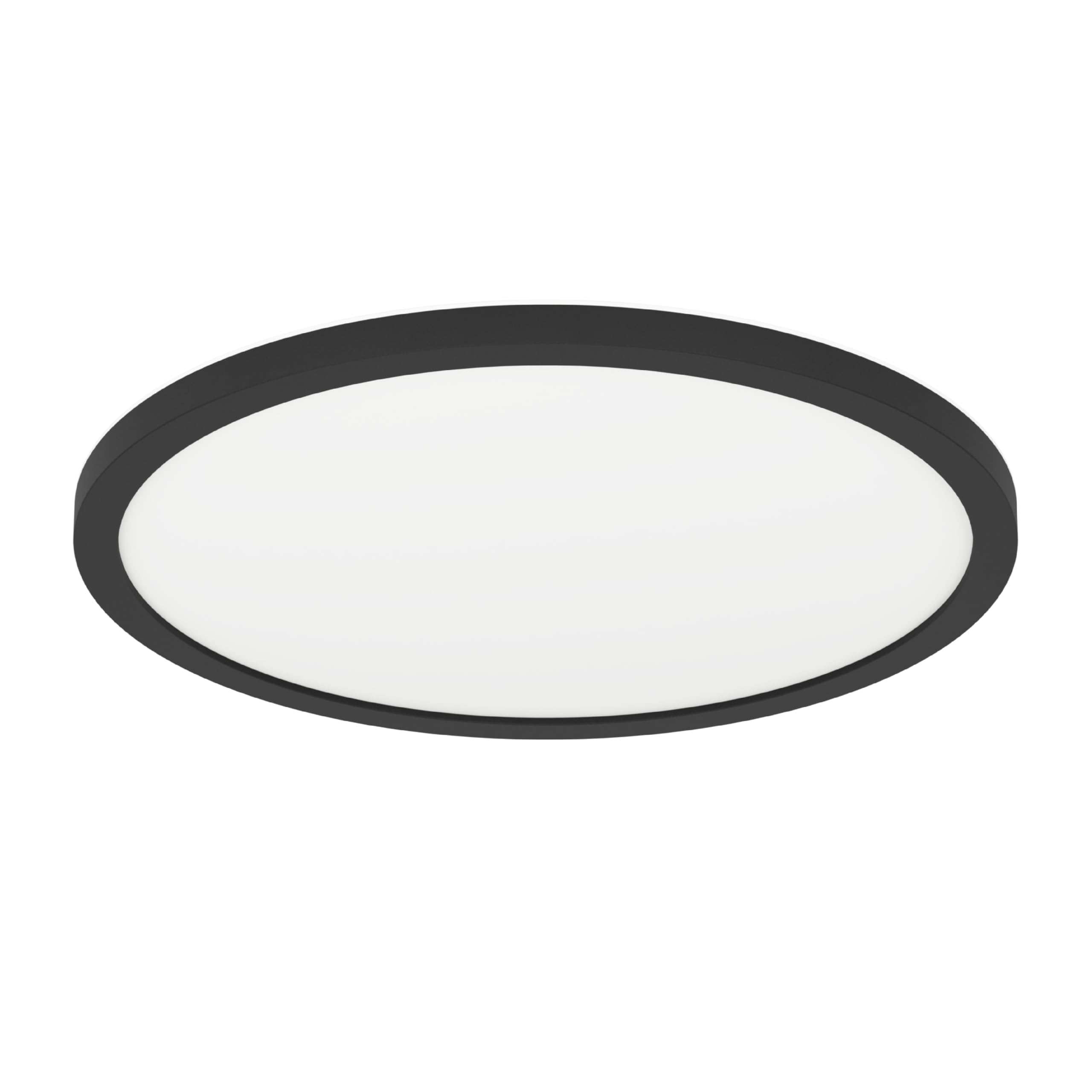 Éclairage extérieur de terrasse design rond noir Ø 30 cm LED