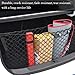 KHGUZ Car Rear Cargo Net, Adjustable Elastic Automotive Trunk Organizer Mesh Pouch Bag, Stretchable Cargo Storage Net, Vehicle Interior Accessories, Universal for RV, SUV, Truck (Large)