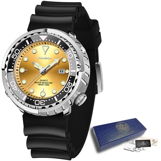 GenericWatchAE - Relojses Hombre 2023 FOXboxs New Watches Men Luxury Brand Chronograph Male Sport Watches Waterproof Stainless Steel Quartz Watch