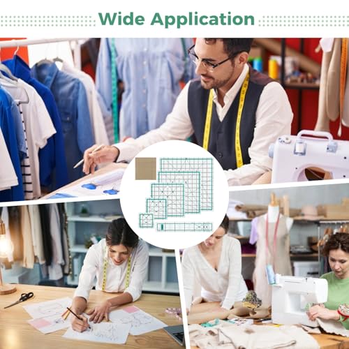 Règles de matelassage transparentes pour des découpes de patchwork d'une grande précision