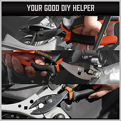 Horusdy 8-Inch Slip Joint Pliers #TOP5