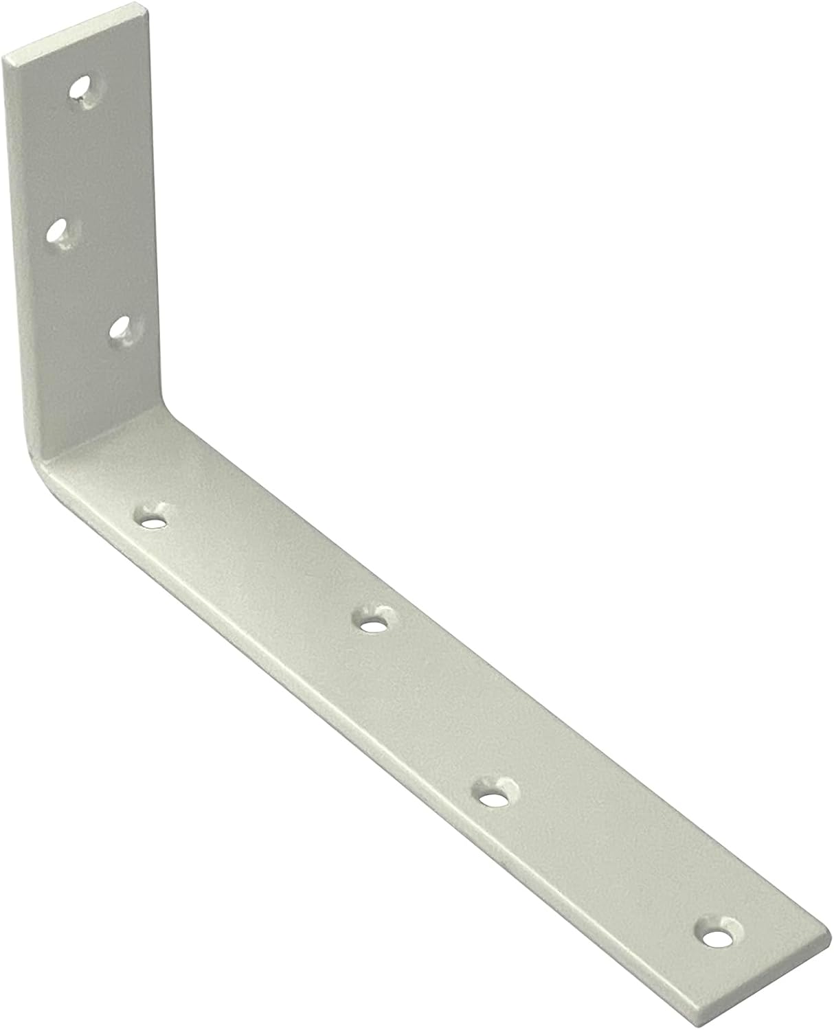 Daidohant 00069229 Wide Shelf Bracket, White (A) 3.9 x (B) 7.9 x (W) 7.9 x (W) 1.3 x (T) 0.18 inches (100 x 200 x 32 x 4.5 mm), Iron, White, L-Shape