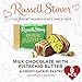 RUSSELL STOVER Valentine's Day Dubai Style Milk Chocolate Candy Pistachio & Kataifi Heart Gift Box, 4.75 oz.