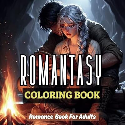Romantasy Coloring Book: Romance Fantasy Book For Adults