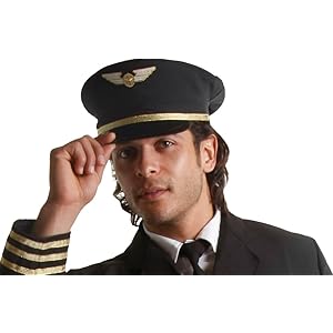 Pilotenhut Für Erwachsene | Mit Verstellbarem Band | Für Mottoparty & Kostüm