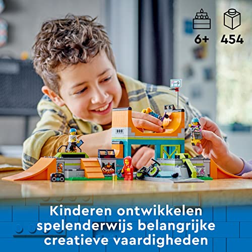 Image of LEGO City Street Skate Park 60364 Building Toy Set; Fun Gift Idea for Skating Fans Aged 6 and up