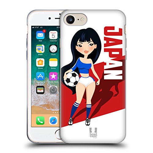 Coque antichoc iPhone 7/8/SE MagSafe protection militaire football Japon gel