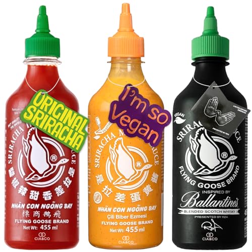 Pack degustación Salsas de chile Picante Sriracha Original () + S...