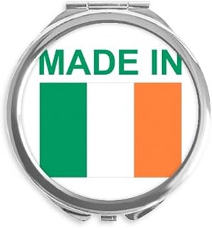 Made In Ireland Country Love Hand Compact Mirror Round Portable Pocket Glass
