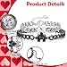 Imagen de TIHNY Pulseras para Parejas de Puzzle en Acero Inoxidable