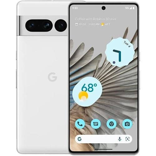 Google Pixel 7 Pro 5G, US Version, 128GB, Snow - Verizon Locked (Renewed)