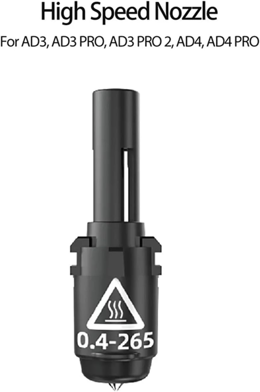 0.4mm 265℃ ノズル 高温3Dプリンターノズル スペア交換用アクセサリー Flashforge用 Adventurer 3