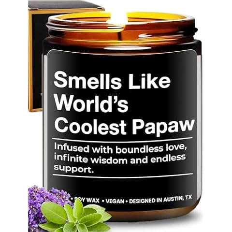 World's Coolest Papaw Candle, Unique Pawpaw Gifts from Grandchildren, Best Pawpaw Gifts from Granddaughter & Grandson, Perfect Gifts for Pawpaw from Grandkids, for Birthday, Christmas, Father's Day Cover