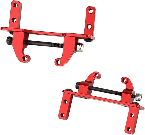 Miniatura 8 de RZXYLRC 110 Metal Axle Servo Mount Base Stand para Axial SCX10 II 90046 AR44 Axle RC Crawler Car Upgrade Part (negro)