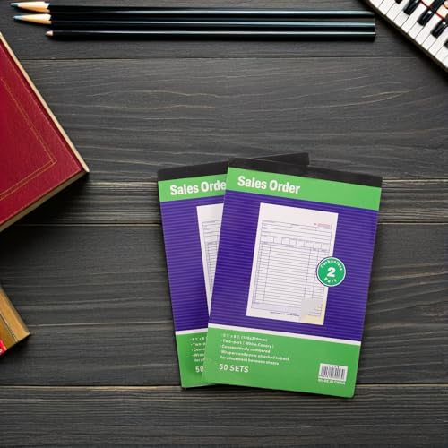 Libro de registro de pedidos A5 de papel blanco con cubierta resistente al agua para tiendas 5