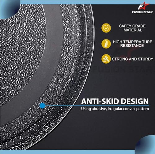 Image of FUSION STAR 9.6 inch Turntable Suitable for LG 21 litres Models Microwave Oven Turntable Glass Plate /Tray, Only for LG 21 (Size 9.6 inch /24.5 cm /245 mm)