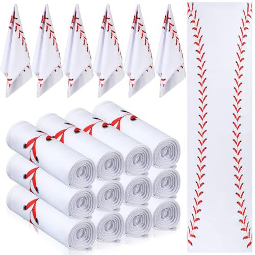 Chumia 18 Pcs 30 x 9 Inch Baseball Cooling Towel Accessories Baseball Soft Party Favors Ice Towel Breathable Chilly for Player Team Coach Team Gifts Goodie Bag Stuffers Sport Supplies