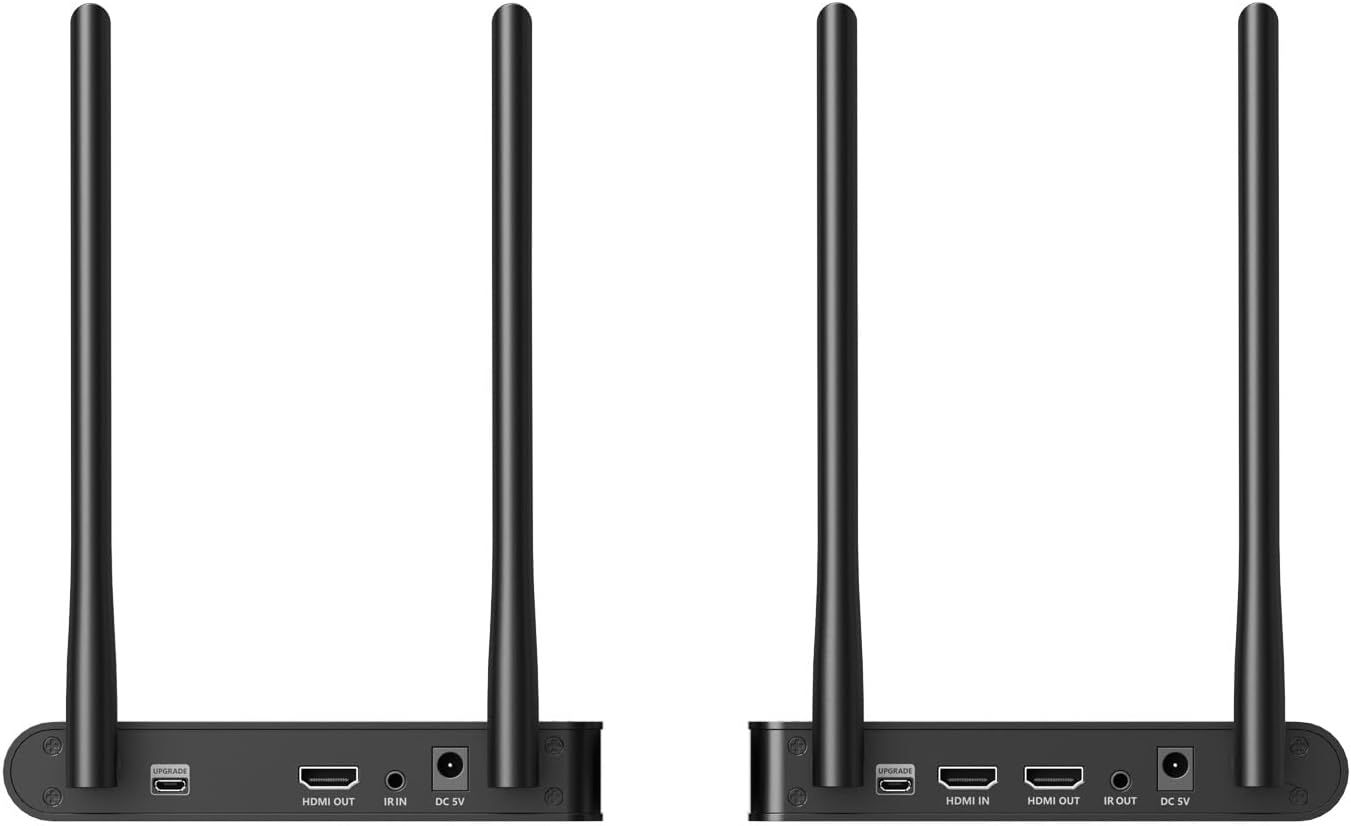 BZBGEAR 4K 60Hz UHD HDMI 2.0 Wireless Receiver/Trasmitter Extender Kit up to 164ft BG-AIR4KAST